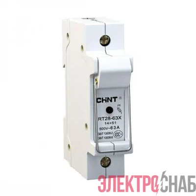 Держатель плавких вставок с индикацией RT28-63X 14х51 1П CHINT 520439