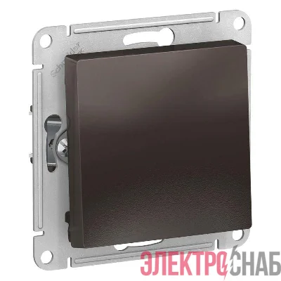 Выключатель 1-кл. СП AtlasDesign 10А IP20 (сх. 1) 10AX механизм мокко SE ATN000611
