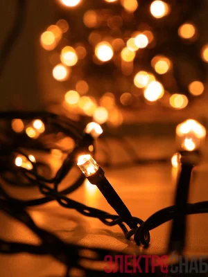 Гирлянда "Кристалл" DC-ILD120-CC 120LED 12м 220В с контроллером мед. Shlights 4690601042804