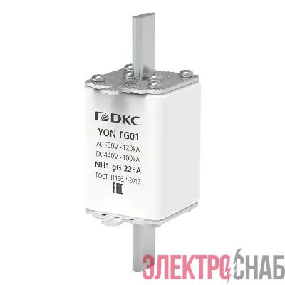 Предохранитель YON ножевого типа FG1 с одинарной индикацией 225А DKC 1FG01-0225