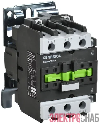 Контактор КМИе-35012 50А 400В/АС3 1НО 1НЗ GENERICA KKME31-050-400-11