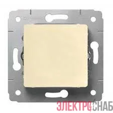Механизм выключателя 1-кл. СП CARIVA 10А IP20 сл. кость Leg 773756