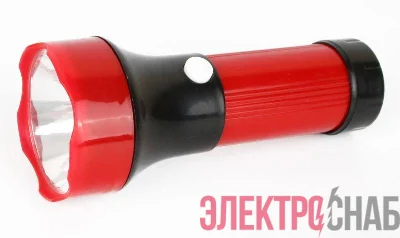 Фонарь 3102-ТН (1LED 1 реж 3XR6; блист-пакет; красн.) Ultraflash 11786
