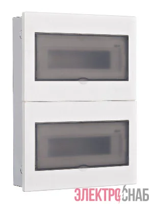 Корпус встраиваемый дв. 2 ряда 26 мод. IP41 ЩРВ-М прозр. DEKraft 31076DEK
