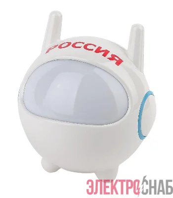 Светильник NN-604-LS-W ночник "Космонавт" от сети с сенсором бел. ЭРА Б0019096