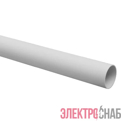 Труба гладкая ПВХ жесткая легкая d63мм сер. (дл.3м) TOKOV ELECTRIC TKE-THG-PVC-63-3-C06