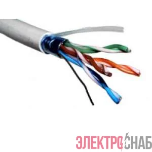 Кабель FTP 2х2х24AWG кат.5 омедн. алюм. бухта (м) PROCONNECT 01-0121-3