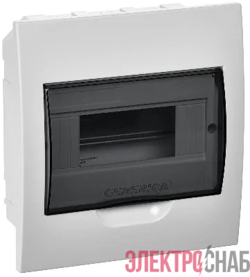 Бокс ЩРВ-П-8 мод. встраив. пластик IP41 GENERICA MKP12-V-08-41-G