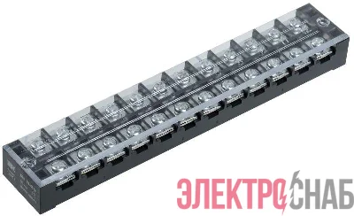 Блок зажимов БЗН ТВ-4512 4.5кв.мм 45А 12 пар IEK YZN41-12-004-K02