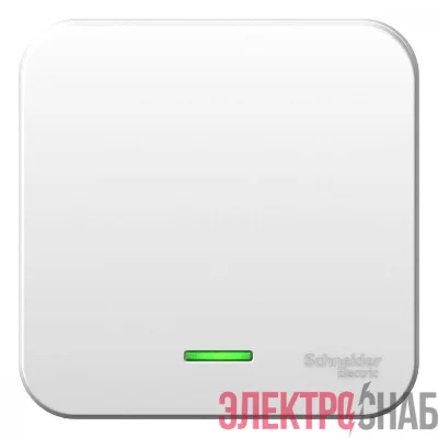 Выключатель 1-кл. ОП Blanca 10А IP20 (сх. 1) 250В с подсветкой бел. SE BLNVA101101