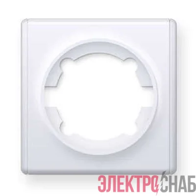 Рамка 1-м Florence бел. 1E52101300 OneKeyElectro 2172782