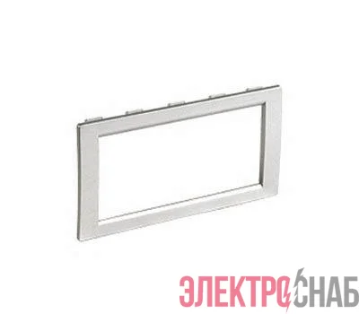 Рамка 4мод. универс. под Brava/VIVA/45х45 сер. металлик DKC F00013G