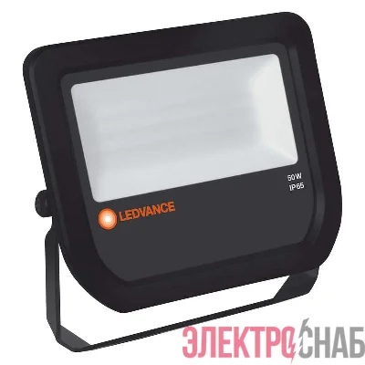 Прожектор светодиодный FLOODLIGHT ДО 50Вт 3000К 5250Лм IP65 черн. LEDVANCE 4058075097568