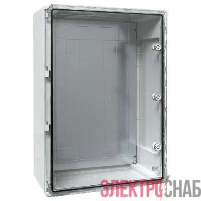 Бокс пластиковый с монтажной платой 700х500х250 IP65 прозр. дверь PROxima EKF PBT65MP009