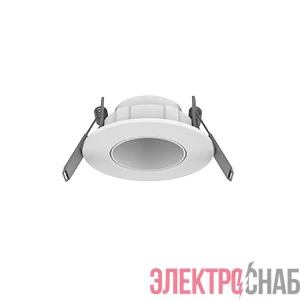 Рамка для модульного светильника Hottel 01 круглая встраив. 65х24 (м. о. 52мм) бел. VARTON V4-R0-00.0100.HT0-0001