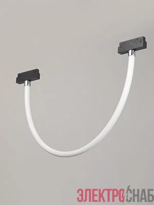 Светильник светодиодный трековый силиконовый магнитный D22мм 18Вт 48В Ra80 L1000мм 360град. черн. Vitaluce VT0200048-01