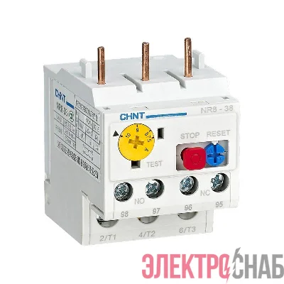 Реле перегрузки тепловое NR8-38 0.14-0.2А (R) CHINT 253672
