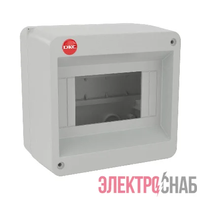 Щиток настенный 6мод. без крышки RAL 7035 DKC 82006