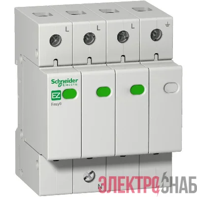 Ограничитель перенапряжения 3п+Н 20кА 400В EASY9 SchE EZ9L33720