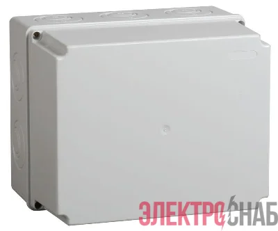 Коробка распаячная ОП 240х195х165 IP44 КМ41273 RAL7035 IEK UKO10-240-195-165-K41-44