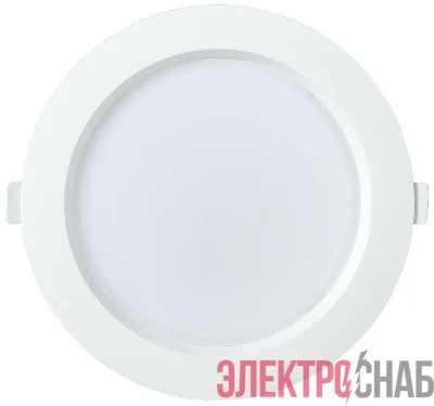 Светильник светодиодный ДВО 1703 18Вт 4000К IP40 встраив. круг бел. IEK LDVO0-1703-18-4000-K01