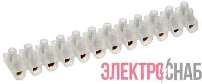 Колодка клеммная ЗВИ-30 6-16кв.мм 12 пар IEK UZV1-030-10