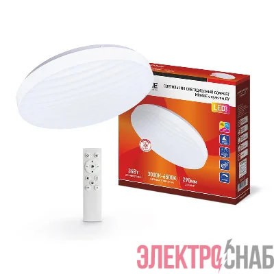 Светильник светодиодный COMFORT MIRAGE 36Вт 3000-6500К 2900лм 230В 290х70мм с пультом ДУ IN HOME 4690612025278