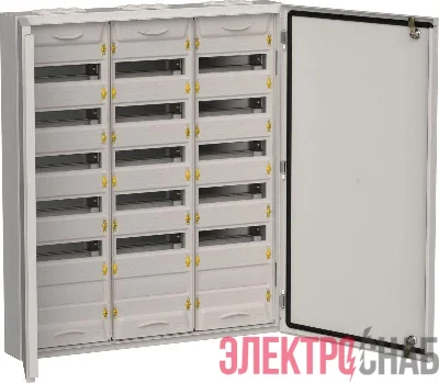Корпус ЩРн-216 (3х72) TITAN 5 960х830х140 IP54 метал. сер. IEK TI5-50-N-3X072-54-7035