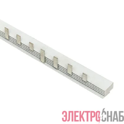 Шина соединительная типа PIN для 4-ф нагр. 100А 36х27мм EKF pin-04-100m