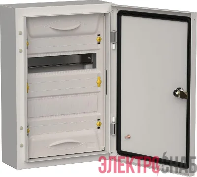 Корпус ЩРн-24 (1х24) TITAN 5 460х310х140 IP54 метал. сер. IEK TI5-50-N-024-54-7035