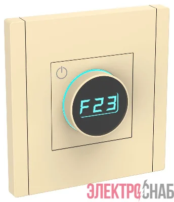 Термостат электронный FORTE&PIANO FP452 с индикацией ваниль IEK FP-RT11-K10