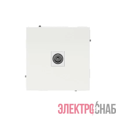 Розетка телевизионная одиночная TV KANT бел. магнолия DKC 7000503