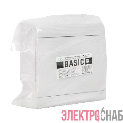Щит ЩРН-П-8 IP41 бел. дверца (пром. упак.) Basic EKF pb-n-8w-bas