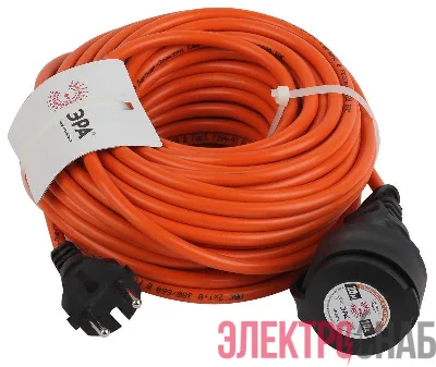 Удлинитель силовой UPx-1-2x1-20m-IP44 в бухте б/з 20м 1гнездо ПВС 2х1 Эра Б0046806