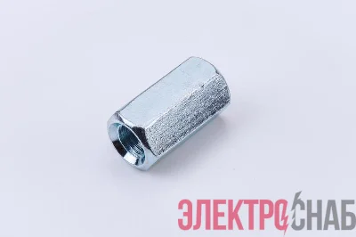 Гайка соединительная М8 цинк. DIN 6334 (уп.50шт) пакет СТРОЙМЕТИЗ UTORM3050058