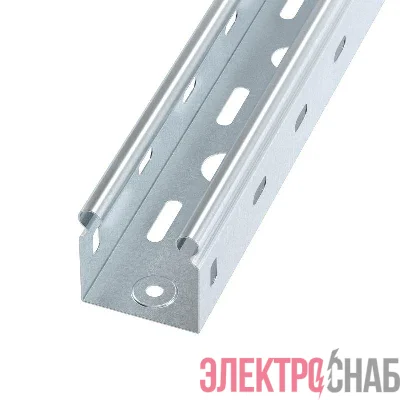 Лоток листовой перфорированный 50х50 L3000 сталь 0.6мм S3 DKC SPL3505