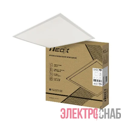 Светильник светодиодный ДВО-SLIM 3640 36Вт 4000К IP40 595х595х8.5мм без ЭПРА ультратонкая панель NEOX 4690612064413