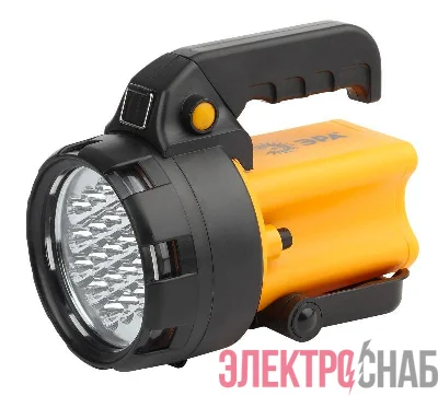 Фонарь-прожектор аккумуляторный Альфа PA-602 19LED литиевый аккум. 3А.ч ЗУ 220В + 12В (инд. упак.) Эра Б0031033