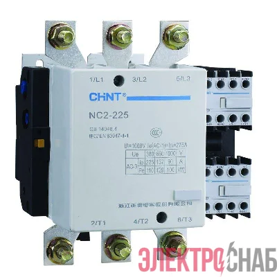 Контактор NC2-225 225А кат. 220-240В AC AC-3 (R) CHINT 671400
