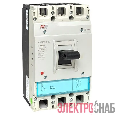 Выключатель автоматический 3п 500А 35кА AV POWER-3/3 TR AVERES EKF mccb-33-500-TR-av