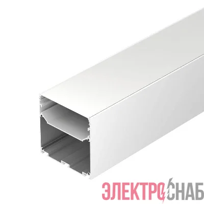 Профиль LINE-S-7575-3000 WHITE L3000 алюм. Arlight 041860