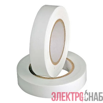 Изолента ПВХ 15мм (рул.20м) бел. REXANT 09-2601