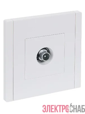 Розетка TV проходная FORTE&PIANO FP229 бел. IEK FP-A10-P-K01