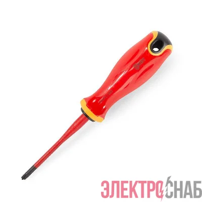Отвертка диэлектрическая PH/FL1х80 СЛИМ КВТ 103011