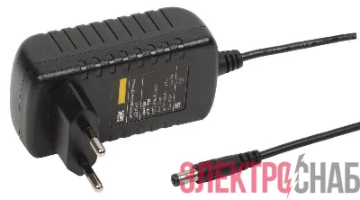 Драйвер LED ИПСН ECO 3528 24Вт 12В адаптер-JacK 5.5мм IP20 IEK LSP2-024-12-20-11