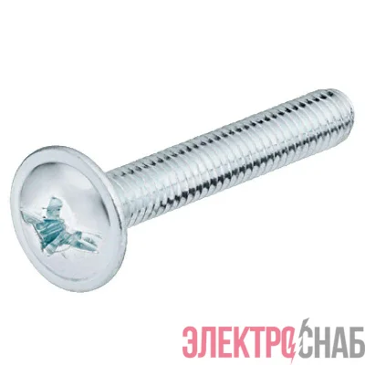Винт с полуцилиндрической головкой М4х12 DIN967 (уп.100шт) Промрукав PR08.4990