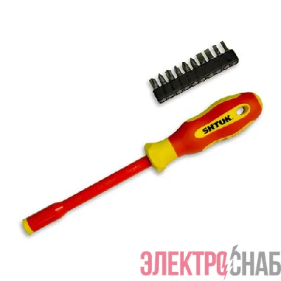 Рукоятка-битодержатель + биты (09340) SHTOK 376353