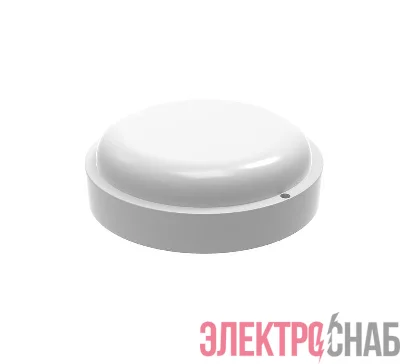 Светильник светодиодный ЖКХ LITE D175х52 20Вт 1560лм 6500К 200-240В IP65 круг бел. Gauss 126418320