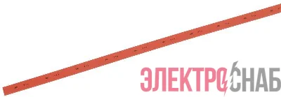 Трубка термоусадочная ТТУ нг-LS 50/25 красн. 1м IEK UDRS-D50-1-K04