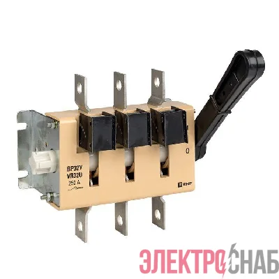 Выключатель-разъединитель ВР32У-35А31220 250А 1 напр. с дугогасит. камерами несъемная лев./прав. рукоятка MAXima EKF uvr32-35a31220